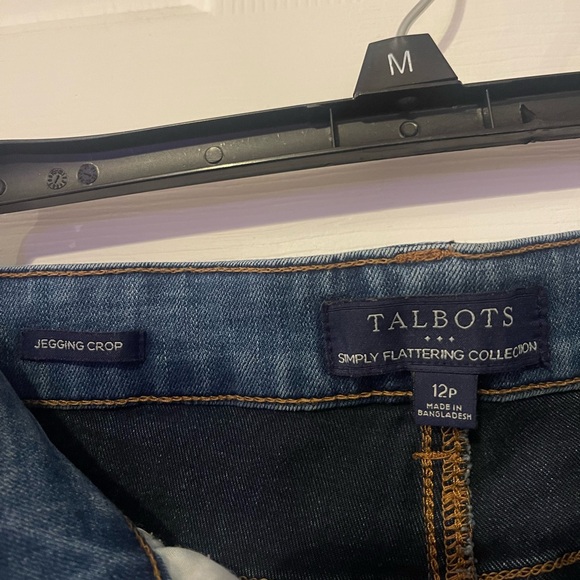 Talbots Blue Jegging Crop Jeans - Picture 3 of 3